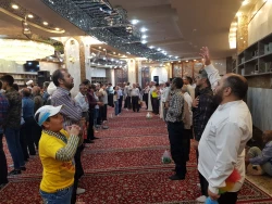 مراسم سخنرانی و مدیحه سرایی در سرداب حرم حضرت عباس علیه‌السلام برگزار شد - گزارش تصویری

مراسم سخنرانی و مدیحه سرایی به همت بعثه مقام معظم رهبری در سرداب حرم حضرت عباس علیه‌السلام و با شرکت انبوه زائران، برگزار شد. 9