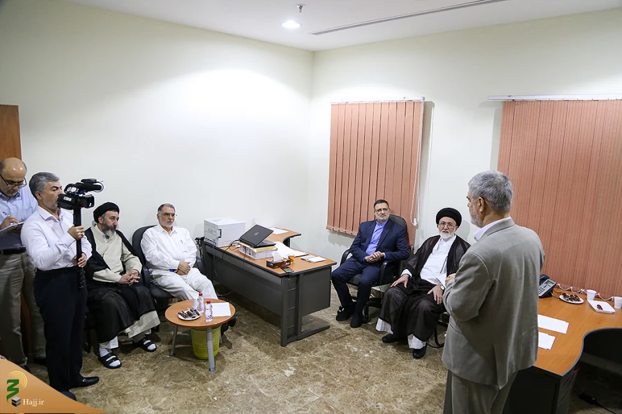 بازدید سرپرست حجاج ایرانی از ستاد اجرایی حج  3