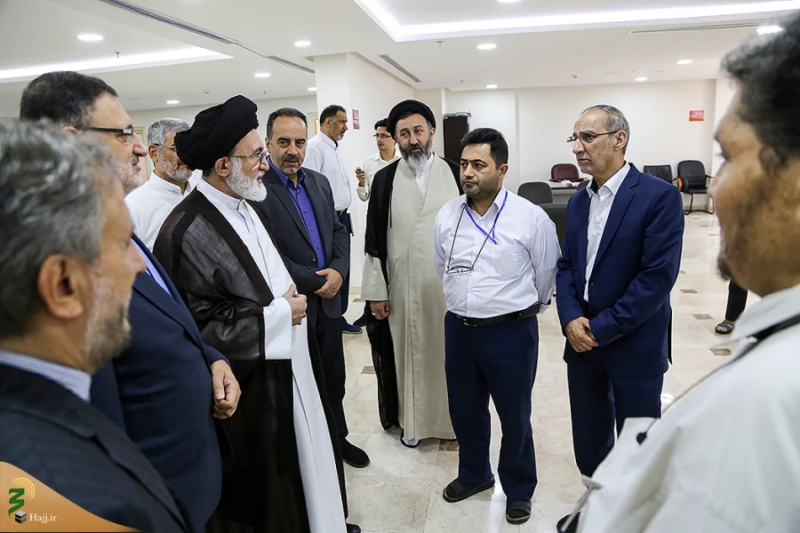 بازدید سرپرست حجاج ایرانی از ستاد اجرایی حج  7