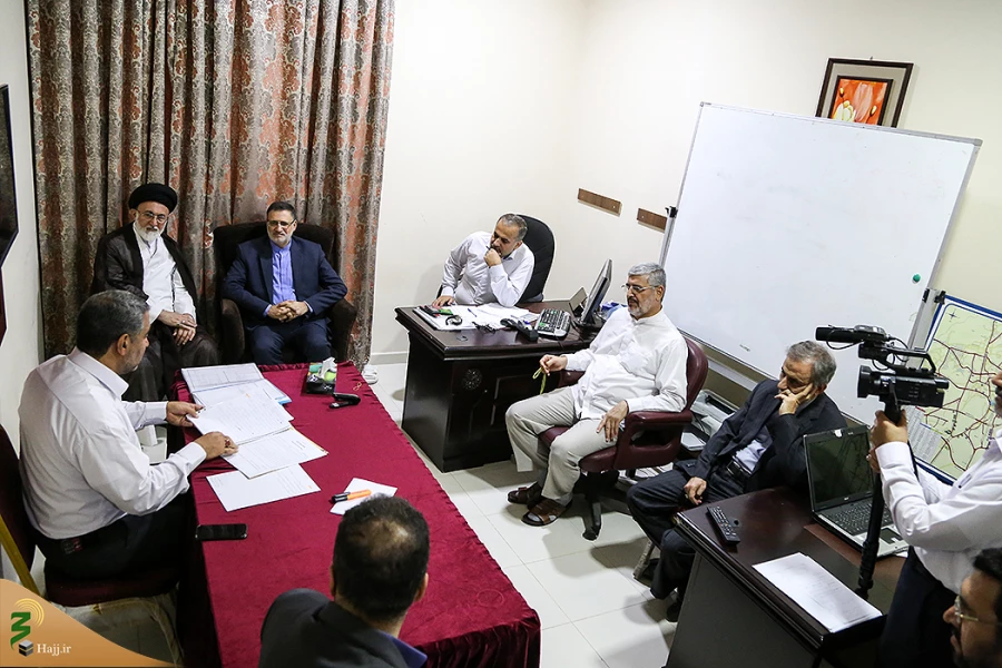 بازدید سرپرست حجاج ایرانی از ستاد اجرایی حج  11