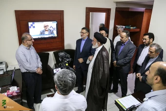 بازدید سرپرست حجاج ایرانی از ستاد اجرایی حج  12