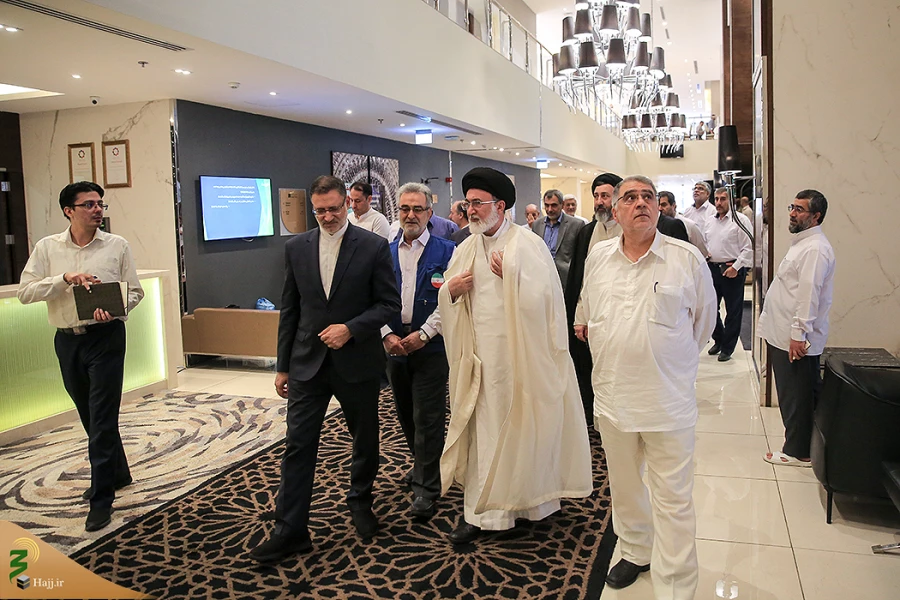 دیدار سرپرست حجاج ایرانی با زائران کشورمان در مکه 3