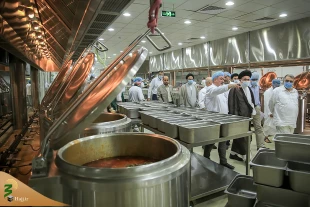 بازدید سرپرست حجاج ایرانی از بزرگترین آشپزخانه پخت غذای زائران ایرانی در مکه  5
