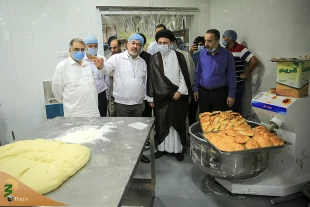 بازدید سرپرست حجاج ایرانی از بزرگترین آشپزخانه پخت غذای زائران ایرانی در مکه  7