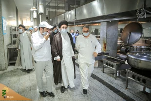 بازدید سرپرست حجاج ایرانی از بزرگترین آشپزخانه پخت غذای زائران ایرانی در مکه  11