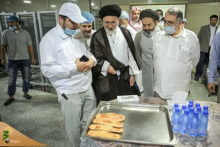 بازدید سرپرست حجاج ایرانی از بزرگترین آشپزخانه پخت غذای زائران ایرانی در مکه  15