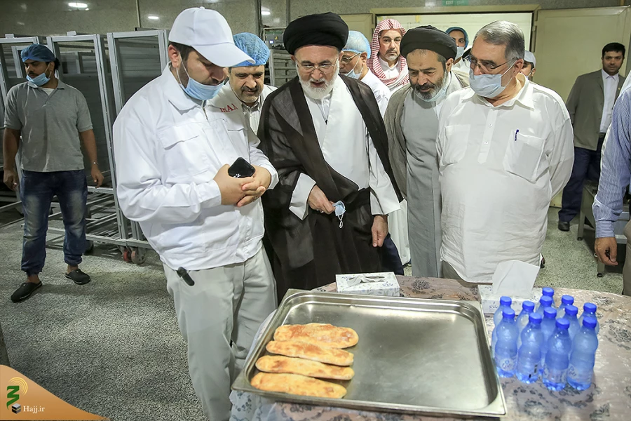 بازدید سرپرست حجاج ایرانی از بزرگترین آشپزخانه پخت غذای زائران ایرانی در مکه  15
