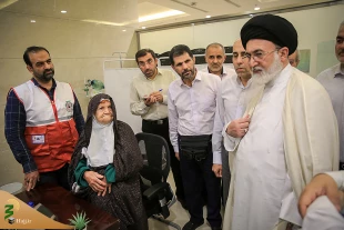 زائرانی یکرنگ با گویش های متفاوت، دیداری مزین به حضور پیرترین و جوان ترین زائر در هتل السابق 2 5