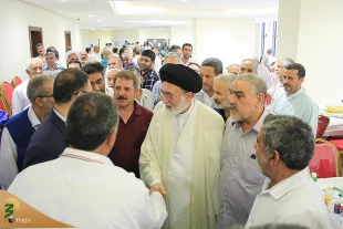 زائرانی یکرنگ با گویش های متفاوت، دیداری مزین به حضور پیرترین و جوان ترین زائر در هتل السابق 2 9