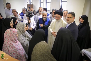 زائرانی یکرنگ با گویش های متفاوت، دیداری مزین به حضور پیرترین و جوان ترین زائر در هتل السابق 2 13