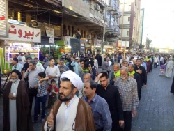 برگزاری موکب امام رضا در شب شهادت امام جواد علیه السلام در کاظمین

به مناسبت شهادت حضرت امام جواد علیهماالسلام زائرین ایرانی امامین جوادین(ع) در قالب موکب امام رضا در کاظمین عزاداری کردند. 2
