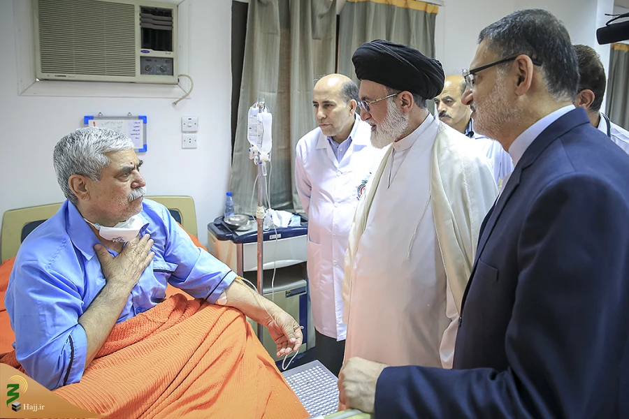 بازدید سرپرست حجاج ایرانی از بیمارستان مکه  13