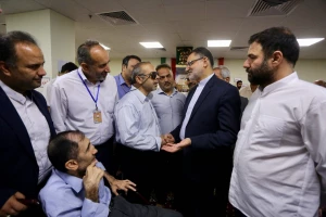 دیدار رئیس سازمان حج و زیارت با جانبازان در مکه مکرمه