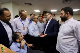 دیدار رئیس سازمان حج و زیارت با جانبازان در مکه مکرمه 2