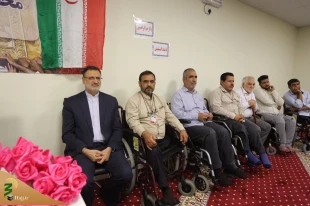 دیدار رئیس سازمان حج و زیارت با جانبازان در مکه مکرمه 4
