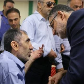 دیدار رئیس سازمان حج و زیارت با جانبازان در مکه مکرمه 5