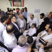 دیدار رئیس سازمان حج و زیارت با جانبازان در مکه مکرمه 6
