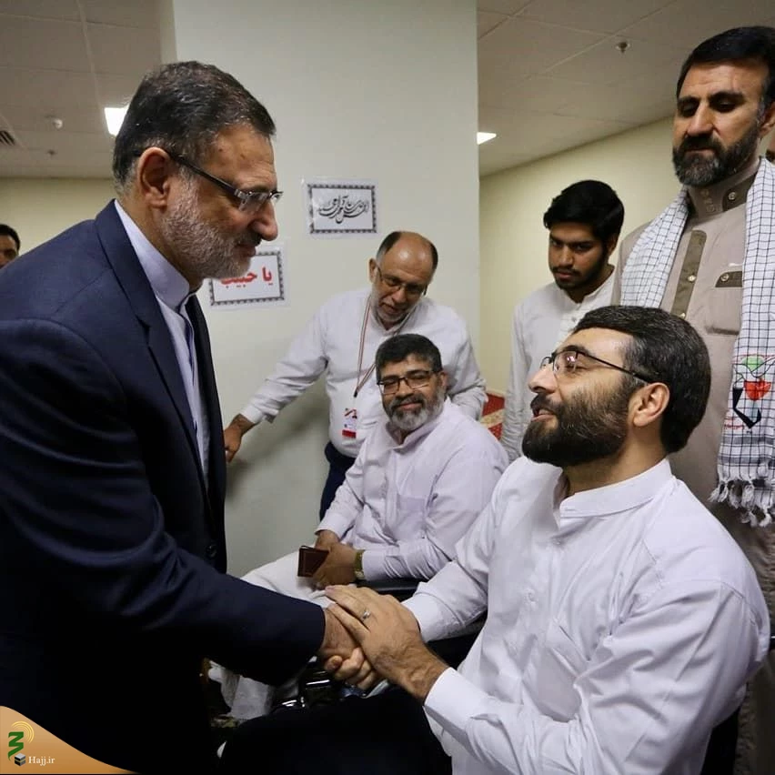دیدار رئیس سازمان حج و زیارت با جانبازان در مکه مکرمه 7
