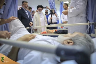 أمير الحجاج الايرانيين يزور مستشفى مكة المكرمة