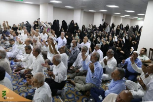 مراسم سالگرد ازدواج دو نور در جوار مسجد الحرام 4