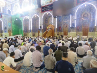 ازدواج فرخنده حضرت علی(ع) و فاطمه زهرا(س) یک واقعه مهم و درس‌آموز

خطیب بعثه مقام معظم رهبری در کربلا در جمع زائرین ایرانی در حرم امام حسین(ع) با اشاره به فرارسیدن سالروز ازدواج فرخنده حضرت علی(ع) و فاطمه زهرا(س) این ازدواج را یک واقعه مهم و درس‌آموز دا