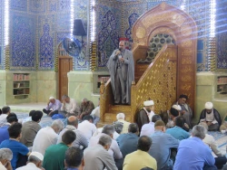 ازدواج فرخنده حضرت علی(ع) و فاطمه زهرا(س) یک واقعه مهم و درس‌آموز

خطیب بعثه مقام معظم رهبری در کربلا در جمع زائرین ایرانی در حرم امام حسین(ع) با اشاره به فرارسیدن سالروز ازدواج فرخنده حضرت علی(ع) و فاطمه زهرا(س) این ازدواج را یک واقعه مهم و درس‌آموز دا