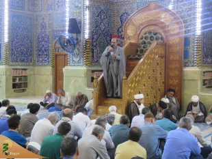 ازدواج فرخنده حضرت علی(ع) و فاطمه زهرا(س) یک واقعه مهم و درس‌آموز

خطیب بعثه مقام معظم رهبری در کربلا در جمع زائرین ایرانی در حرم امام حسین(ع) با اشاره به فرارسیدن سالروز ازدواج فرخنده حضرت علی(ع) و فاطمه زهرا(س) این ازدواج را یک واقعه مهم و درس‌آموز دا