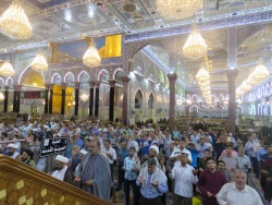 ازدواج فرخنده حضرت علی(ع) و فاطمه زهرا(س) یک واقعه مهم و درس‌آموز

خطیب بعثه مقام معظم رهبری در کربلا در جمع زائرین ایرانی در حرم امام حسین(ع) با اشاره به فرارسیدن سالروز ازدواج فرخنده حضرت علی(ع) و فاطمه زهرا(س) این ازدواج را یک واقعه مهم و درس‌آموز دا