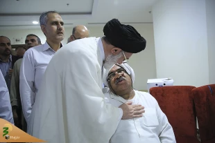 شور و شعف زائران از دیدارو گفتگو با سرپرست حجاج ایرانی 2