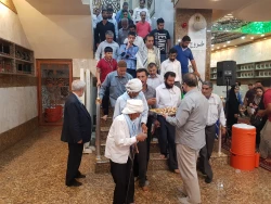 کتیبه نوح (ع) که روی آن نام «پنج تن آل‌عبا» است 

خطیب بعثه مقام معظم رهبری در کربلا در جمع زائرین ایرانی در حرم امام حسین(ع) گفت:دولت روس در 27 فوریه سال 1953 میلادی کمیته ای تشکیل داد که اعضای آن باستان شناسان و استادان شناخت زبانهای عهد عتیق بودند وب