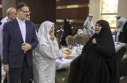 دیدار رئیس سازمان حج و زیارت با زائران ایرانی  2