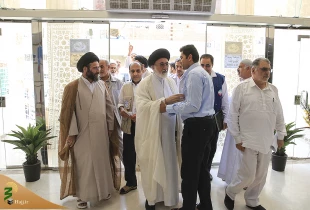 استقبال گرم حجاج بوشهری از سرپرست حجاج ایرانی 3