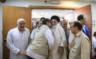 استقبال گرم حجاج بوشهری از سرپرست حجاج ایرانی 5