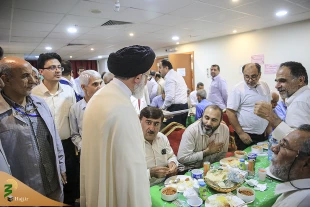 استقبال گرم حجاج بوشهری از سرپرست حجاج ایرانی 6