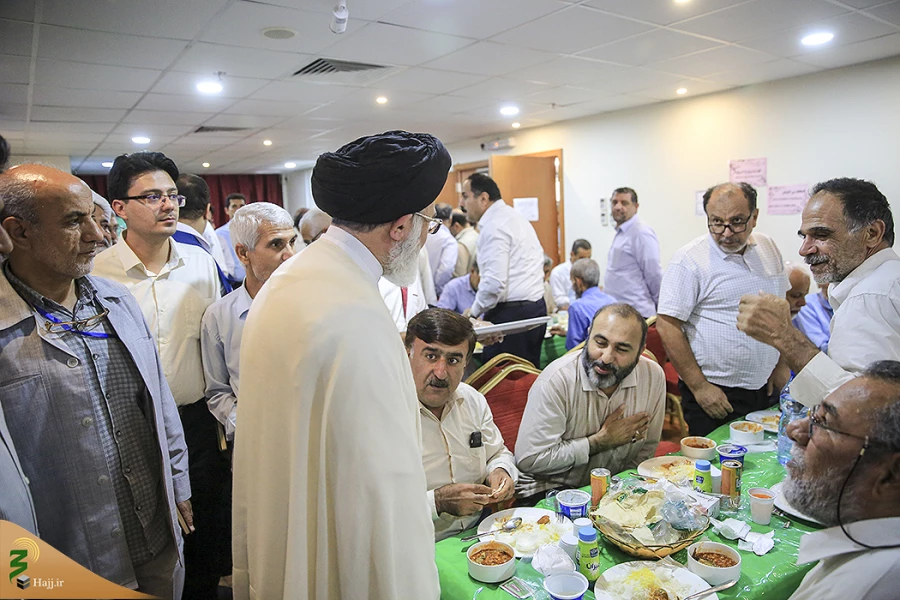 استقبال گرم حجاج بوشهری از سرپرست حجاج ایرانی 6