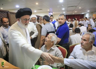 استقبال گرم حجاج بوشهری از سرپرست حجاج ایرانی 7