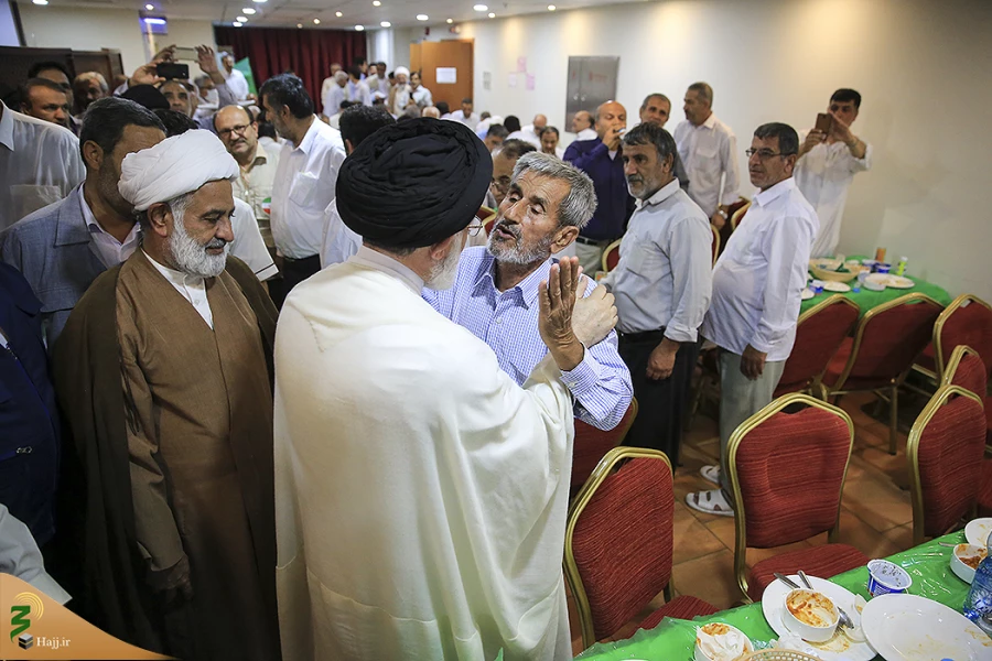 استقبال گرم حجاج بوشهری از سرپرست حجاج ایرانی 10