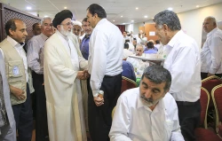 استقبال گرم حجاج بوشهری از سرپرست حجاج ایرانی 8