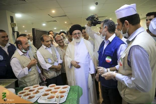 استقبال گرم حجاج بوشهری از سرپرست حجاج ایرانی 11