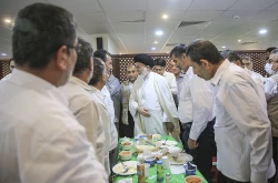 استقبال گرم حجاج بوشهری از سرپرست حجاج ایرانی 13