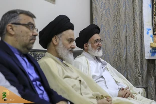 دیدار یادگار شهید محراب با سرپرست حجاج ایرانی درمکه 9