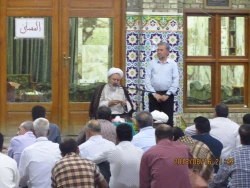 برگزاری دعای کمیل در جوار مرقد کاظمین (ع)

با حضور مسئول بعثه مقام معظم رهبری در کاظمین، مسئول و کارکنان ستاد شمسا و  کارکنان حج و زیارت در کاظمین و جمعی از زائران مشتاق ایرانی دعای پرفیض کمیل در جوار حرم امامین کاظمین در حسینیه حیدریه برگزار شد. 2