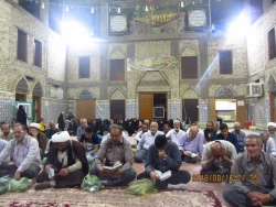 برگزاری دعای کمیل در جوار مرقد کاظمین (ع)

با حضور مسئول بعثه مقام معظم رهبری در کاظمین، مسئول و کارکنان ستاد شمسا و  کارکنان حج و زیارت در کاظمین و جمعی از زائران مشتاق ایرانی دعای پرفیض کمیل در جوار حرم امامین کاظمین در حسینیه حیدریه برگزار شد. 3