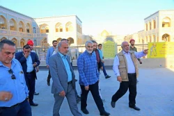 سردار سلیمانی از پروژه ساخت صحن حضرت زهرا در نجف بازدید کرد 2