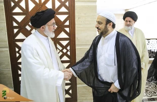 دیدارنمایندگان بعثه های مراجع عظام تقلید با سرپرست حجاج ایرانی 2