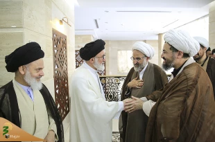 دیدارنمایندگان بعثه های مراجع عظام تقلید با سرپرست حجاج ایرانی 3