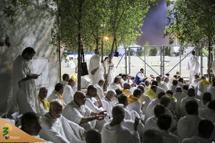 درک اسرار عرفات در شب نهم ذیحجه ؛ زائران بیت الله الحرام شب عرفه را با مناجات و دعا به صبح رساندند 10