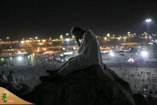 درک اسرار عرفات در شب نهم ذیحجه ؛ زائران بیت الله الحرام شب عرفه را با مناجات و دعا به صبح رساندند 22