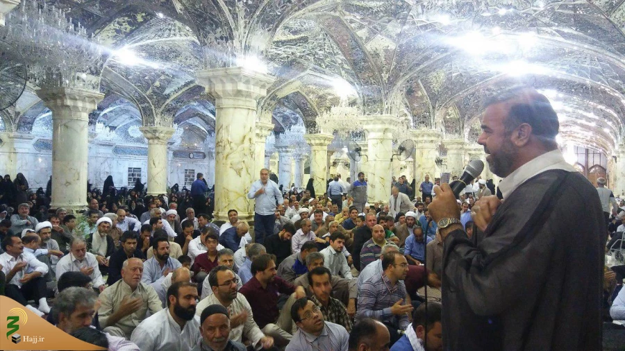 عزاداری به مناسبت شهادت حضرت امام باقر علیه السلام در حرم امیرالمومنین از سوی بعثه مقام معظم رهبری در نجف اشرف 

همزمان با هفتم ذی الحجه مجلس عزای امام باقر علیه السلام در صحن حضرت زهرا سلام الله علیها با شرکت گسترده و پر شور زائران علوی وبا حضور حجت ال