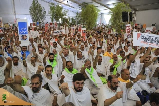 شعارهای برائت از مشرکان زائران ایرانی درعرفات طنین انداز شد – گزارش تصویری 18